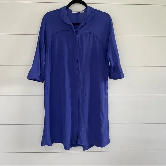 chloe blue silk dress Chloe Blue